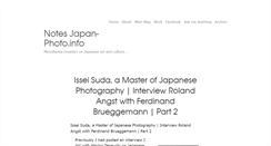Desktop Screenshot of notes.japan-photo.info