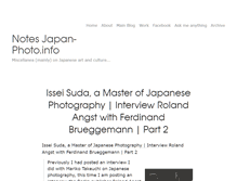 Tablet Screenshot of notes.japan-photo.info